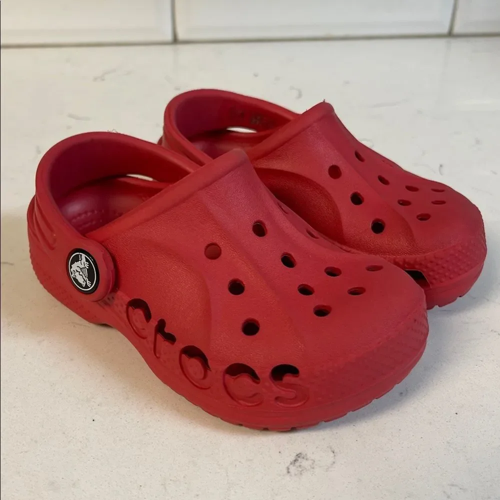 Crocs Kids' Baya Clog 209290 Red Size 8